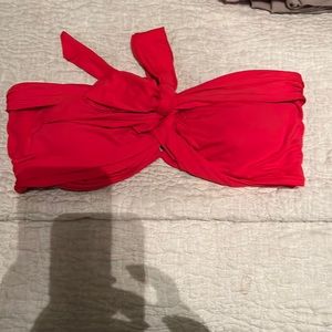 Seafolly swim top. Bandeau option or tie.